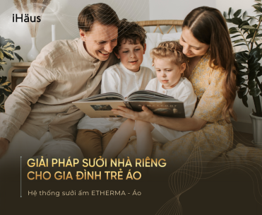 Giải pháp sưởi nhà riêng cho gia đình trẻ Áo