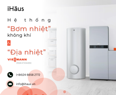 Hệ thống bơm nhiệt không khí và địa nhiệt Viessmann