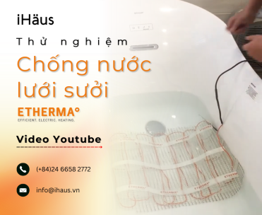 Thử nghiệm chống nước lưới sưởi Etherma